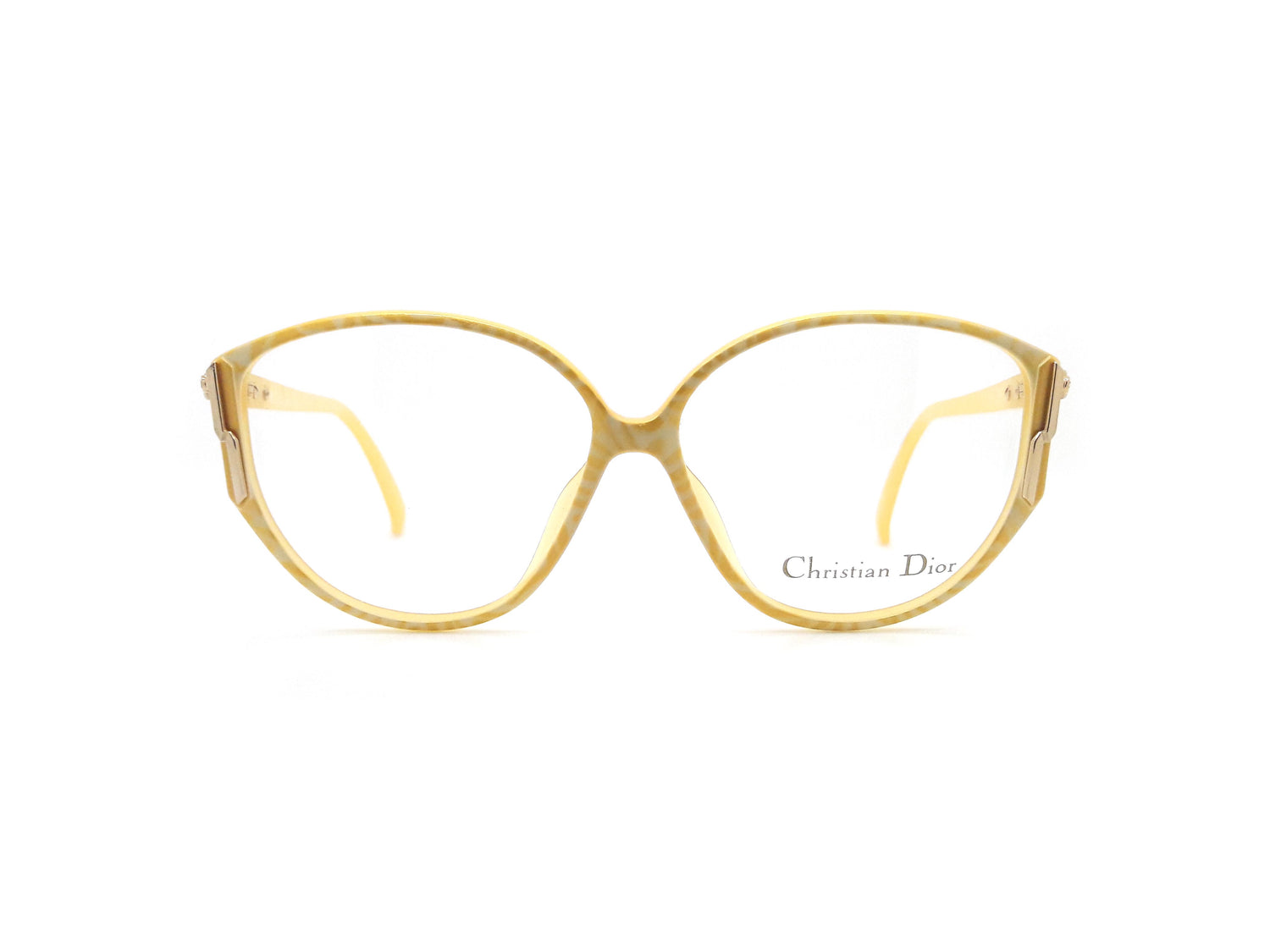 Dior Women's 2307 40 Black Cat Eye Eyeglasses 57-12-130
