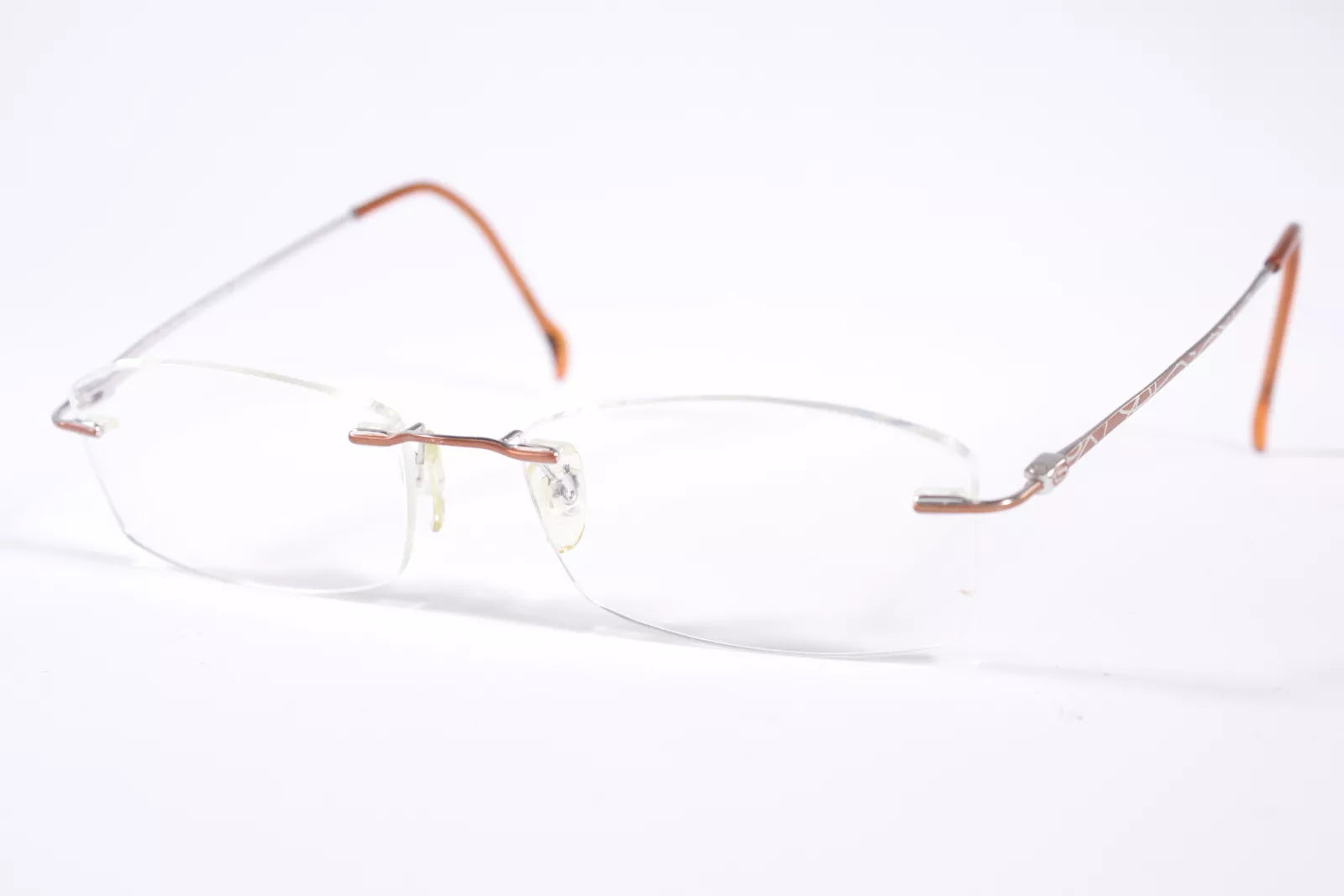 Stepper SI-7381 Rimless RF2225 Used Eyeglasses Glasses Frames