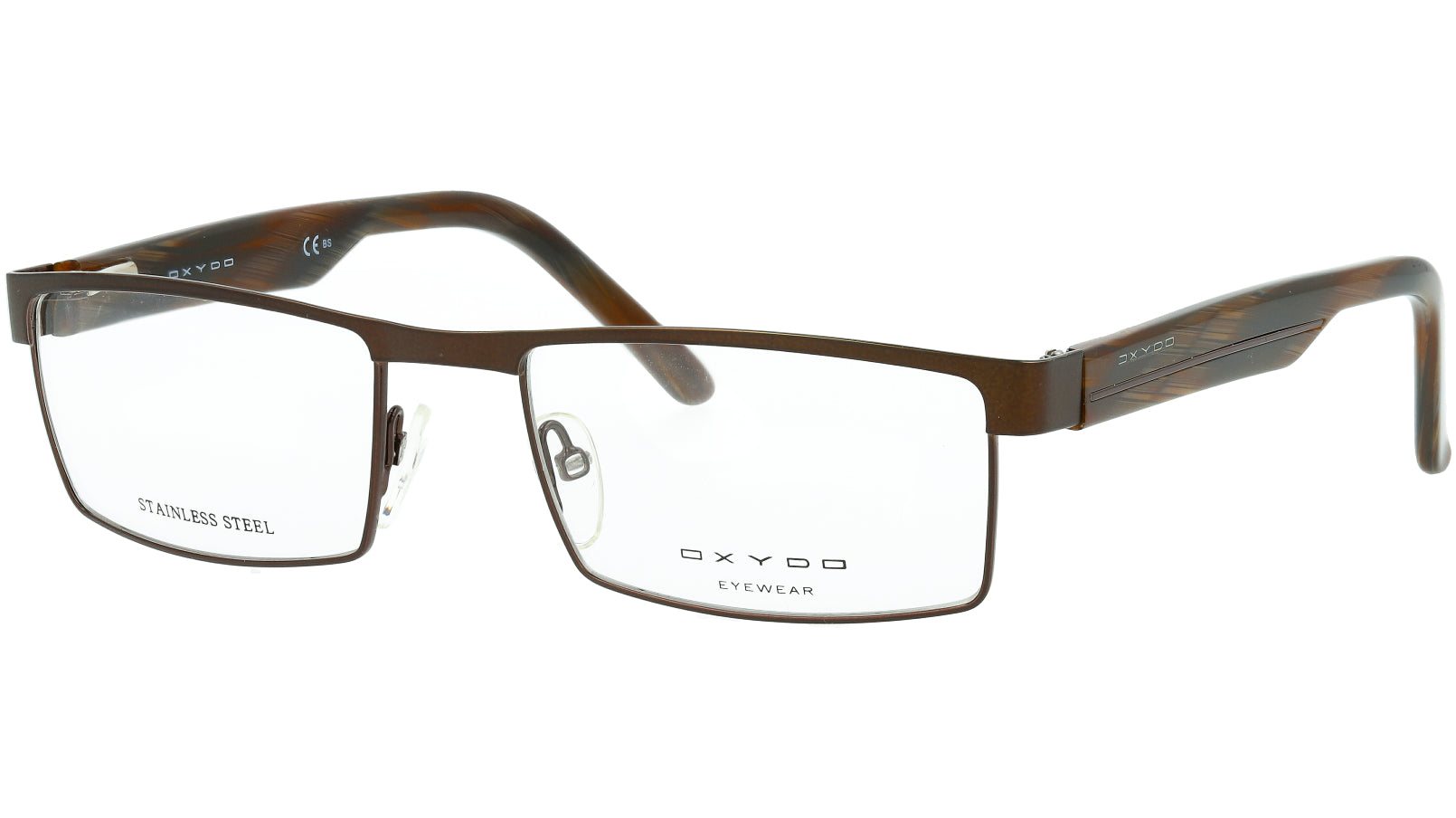 Oxydo Men's OX442 Black Rectangle Eyeglasses 54-16-135