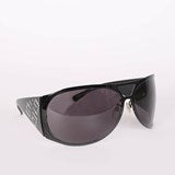 Givenchy SGV 219S Crystal Greek Key Oversized Sunglasses