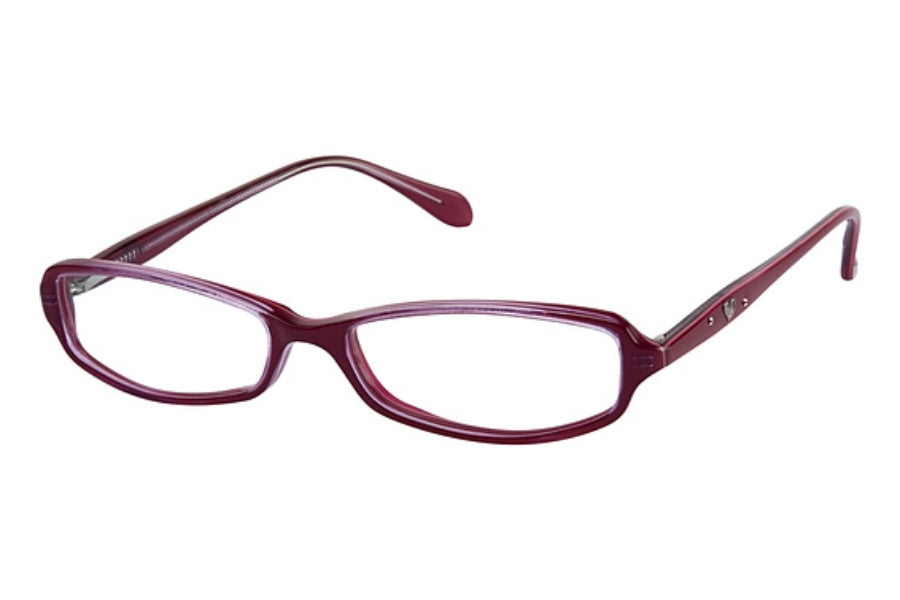 Jill Stuart Women's JS219-2 Black Rectangle Eyeglasses 50-15-135