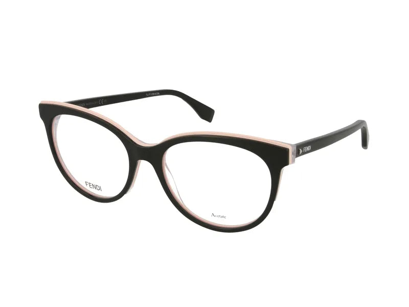 Fendi Women's FF 0254 807 Black Cat Eye Eyeglasses 53-17-140