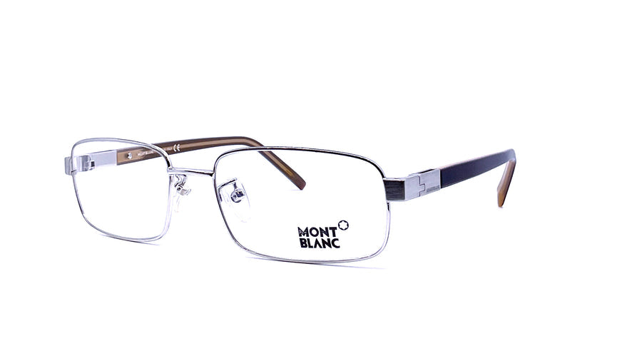 Mont Blanc Women's MB208 A36 Black Rectangle Eyeglasses 54-18-140