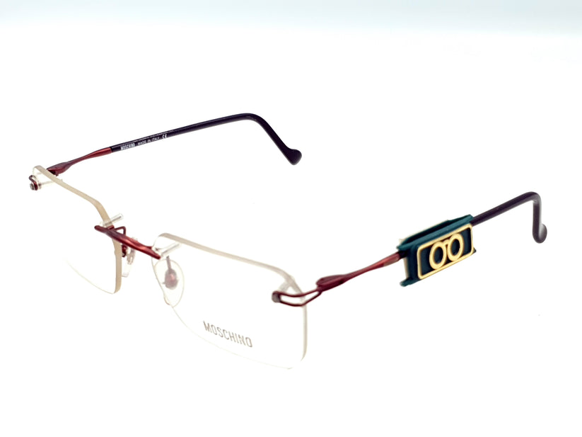 Moschino Women's M3137-V 720-S Black Rimless Eyeglasses 50-17-135