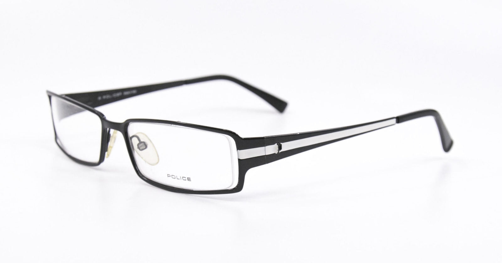 Police Women's Metal Frame Glasses Black V8156 08GQ