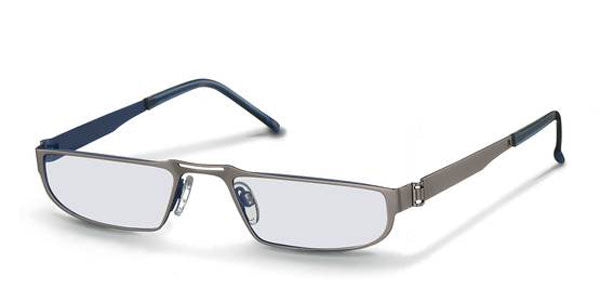 Rodenstock Men's R2311 B Black Rectangle Eyeglasses 51-19-145