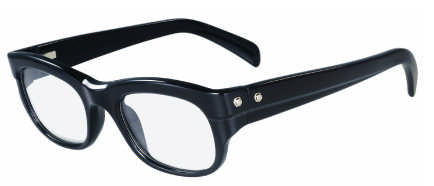 Fendi Women's F867 001 Black Square Eyeglasses 48-21-135