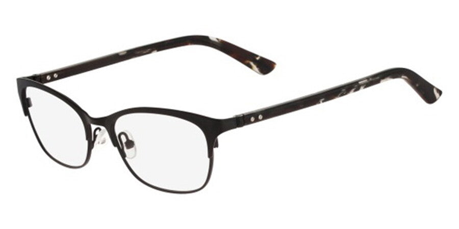 Calvin Klein Women's CK7395 001 Black Square Eyeglasses 52-17-135