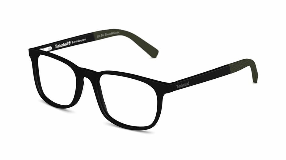 Timberland Men's TB1583-1 30880948 Black Square Eyeglasses 54-19-145