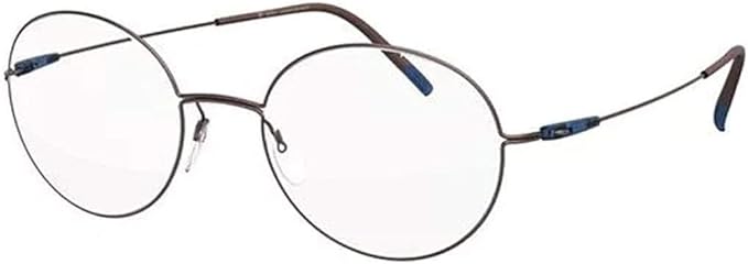 Silhouette Men's 5508 9140 Black Round Eyeglasses 50-19-140