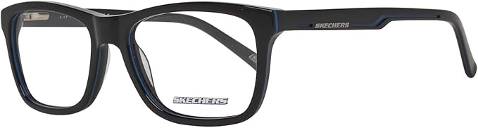 Skechers Men's SE3178 001 Black Rectangle Eyeglasses 53-17-140