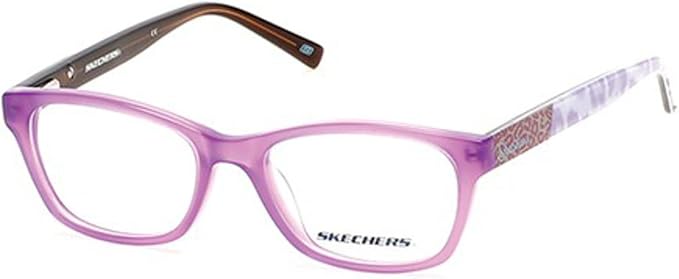 Skechers Women's SE1602 081 Violet Square Eyeglasses 46-16-130