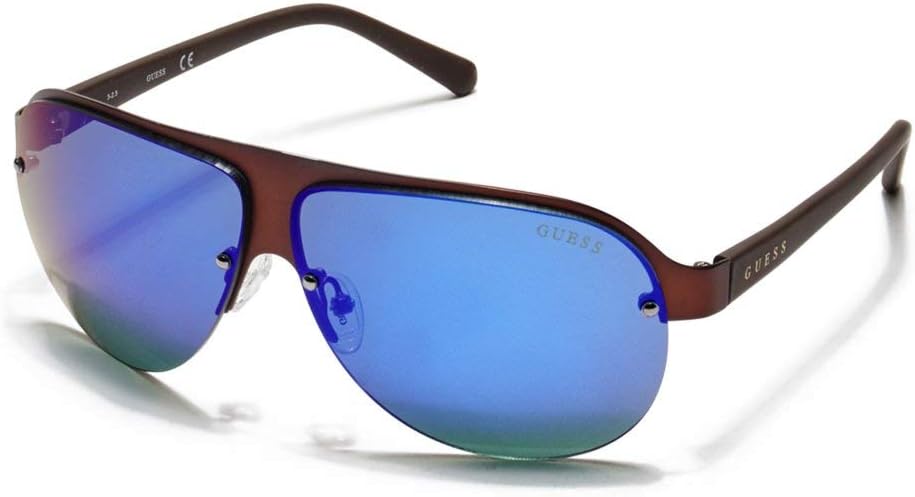 GUESS GF0148 21B Oversized Pilot Shape Sunglasses