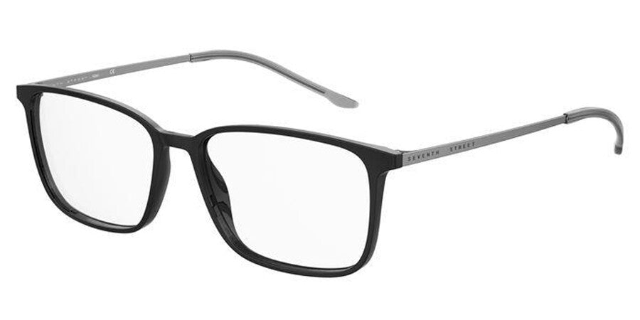 Seventh Street Unisex 7A061 08A Black Square Eyeglasses 55-16-145
