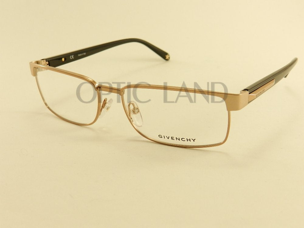 Givenchy Women's VGV395 0K01 Black Rectangle Eyeglasses 54-16-140