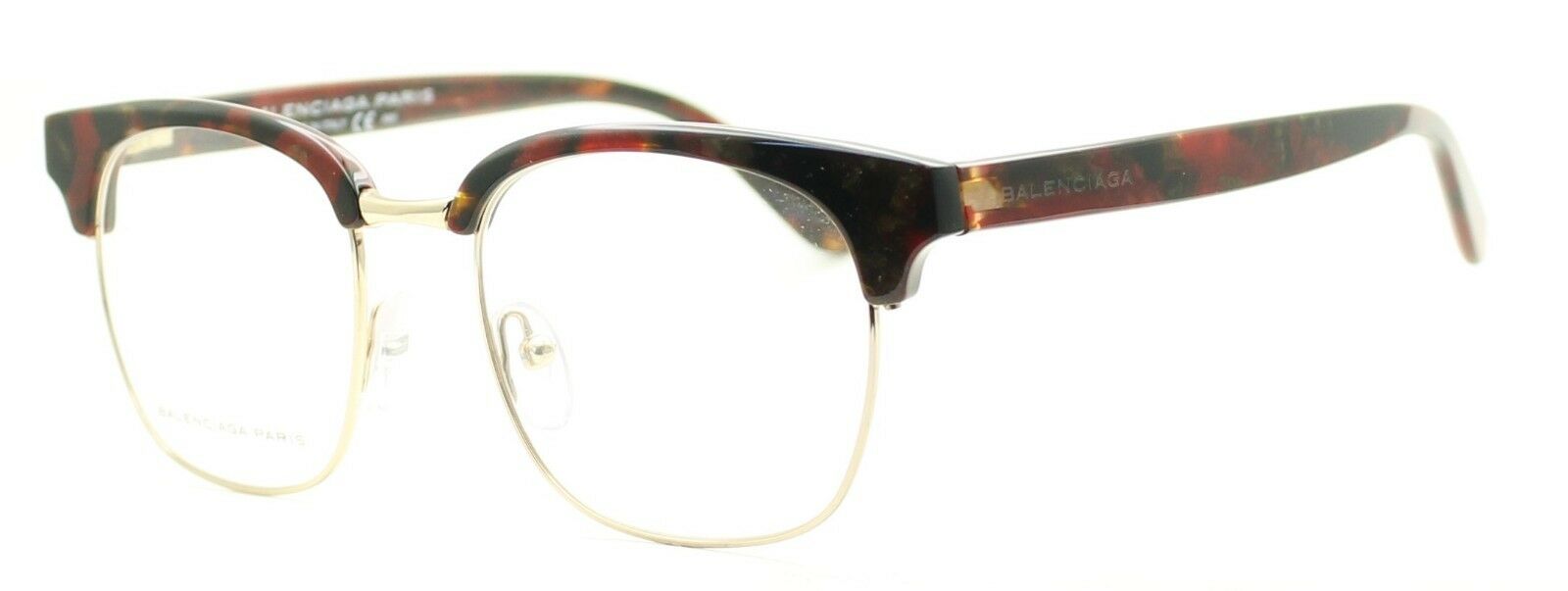 Balenciaga Paris Women's BAL0120 VAO Tortoise Square Eyeglasses 48-18-140