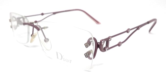 Dior Women's DIOR CD 3686 PZL Golden Rimless Eyeglasses 55-15-140