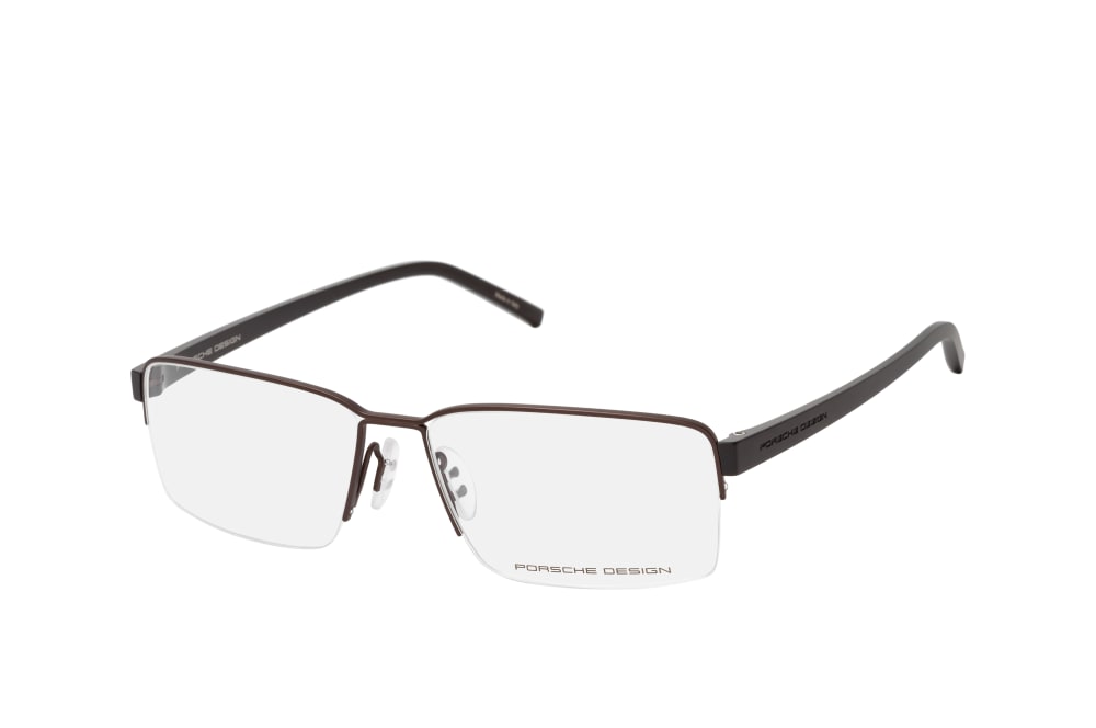 Porsche Design Men's P8351 C Black Half Rim Eyeglasses 54-15-140
