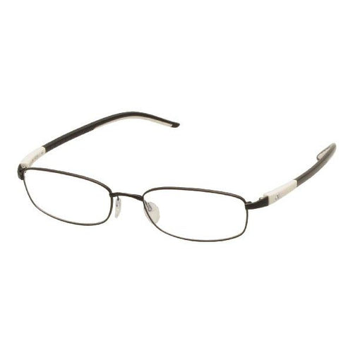 Adidas Men's a623 6056 Black Rectangle Eyeglasses 52-18-135