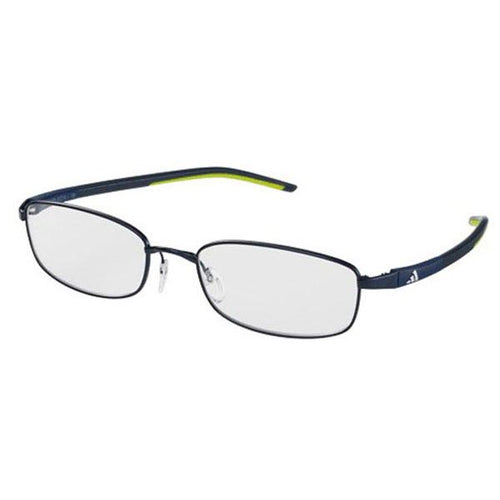 Adidas Men's a623 6059 Black Rectangle Eyeglasses 52-18-135