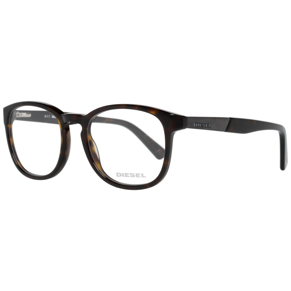 Diesel Unisex DL 5237 052 Havana Square Eyeglasses 50-18