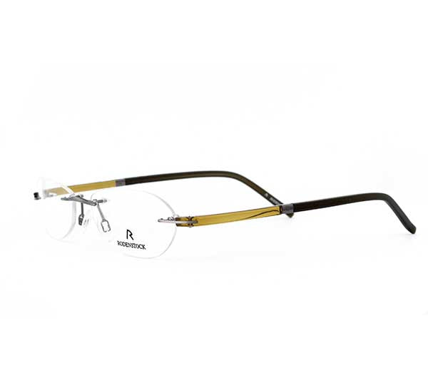 Rodenstock Men's R4721 S2B Rimless Eyeglasses 50-16-140