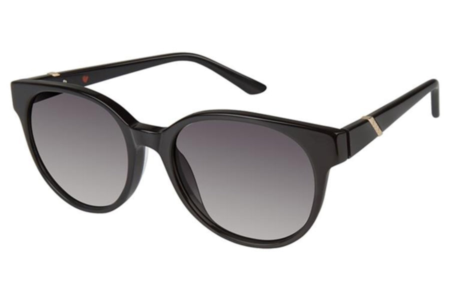 ELLE EL 14839 BK Semi Oval Sunglasses