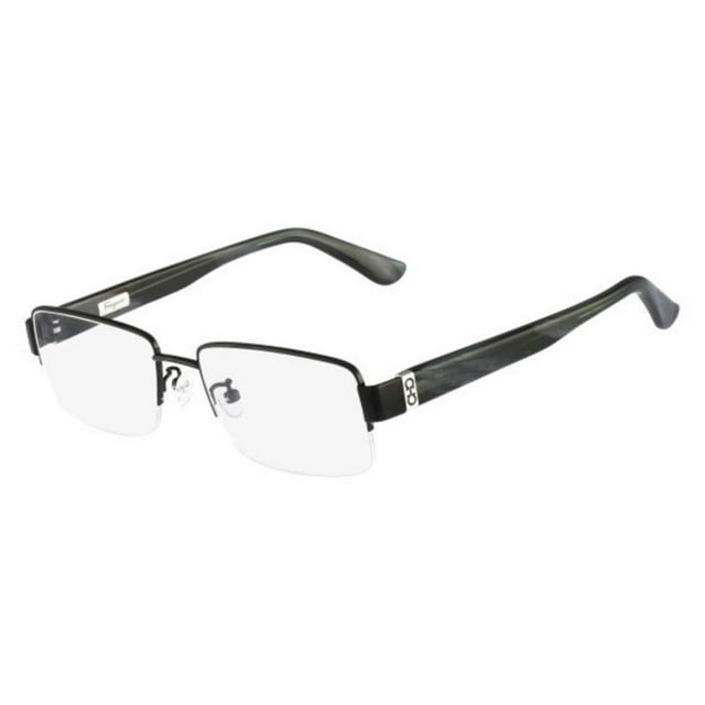 Ferragamo Women's SF2511A 001 Black Rectangle Eyeglasses 55-18-140
