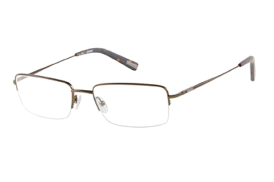Guess GU 1799 BRN Eyeglasses Frames BROWN HALF RIM  55-18-145