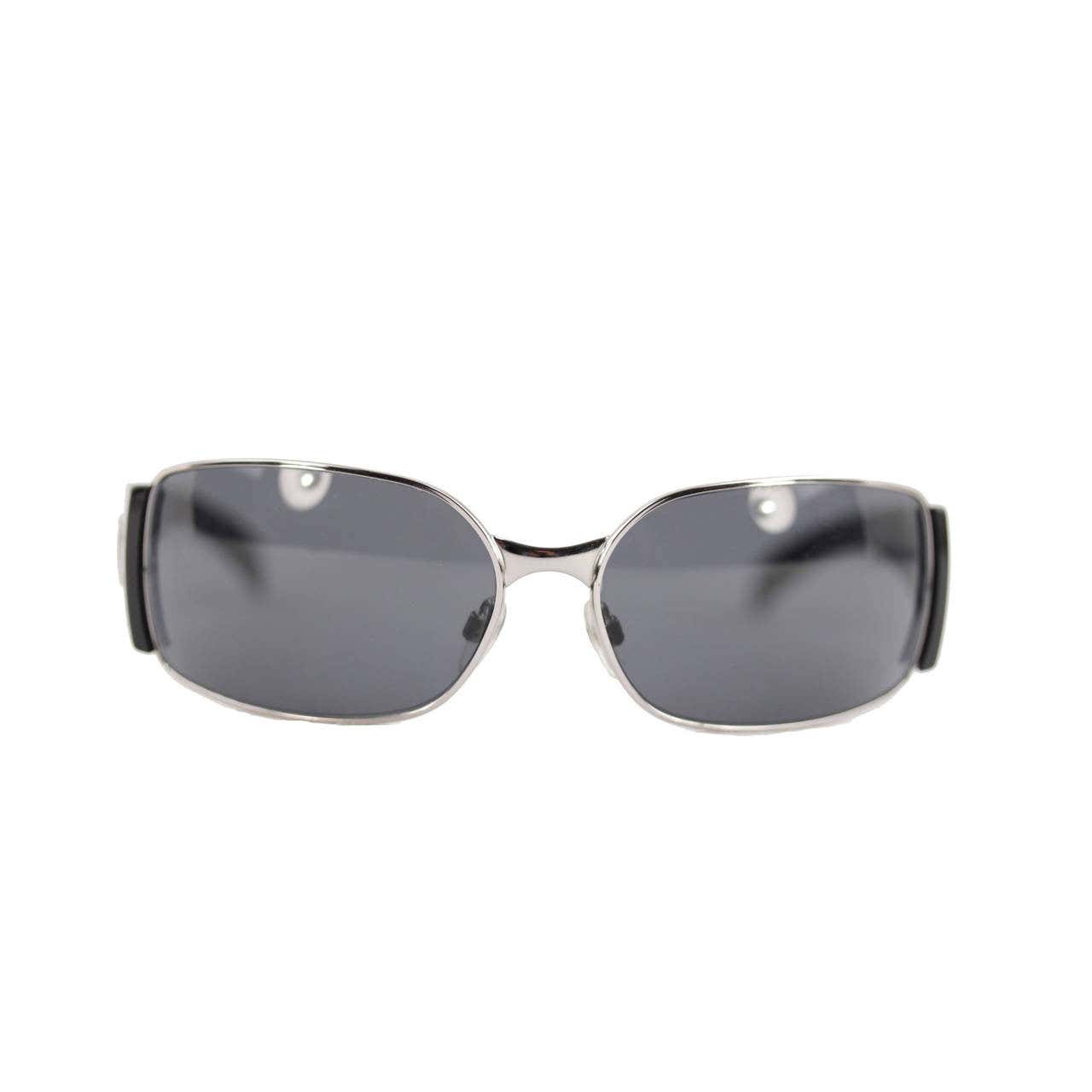 CHANEL 4115 Black & Silver Metal Sunglasses