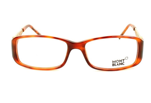 Mont Blanc Women's MB 263 053 Black Rectangle Eyeglasses 52-15-135