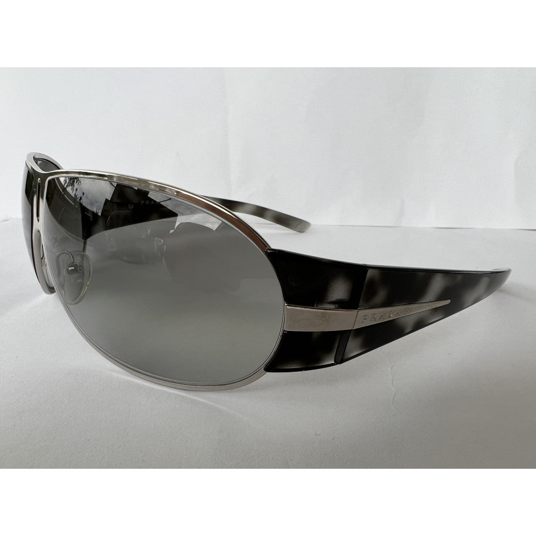 Prada SPR 60H 1BC-3M1 Rectangular Sunglasses