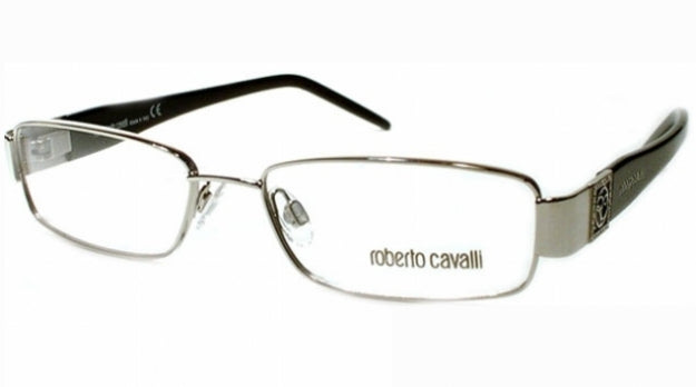 Roberto Cavalli Women's SCILLA211 753 Black Rectangle Eyeglasses 53-15-135