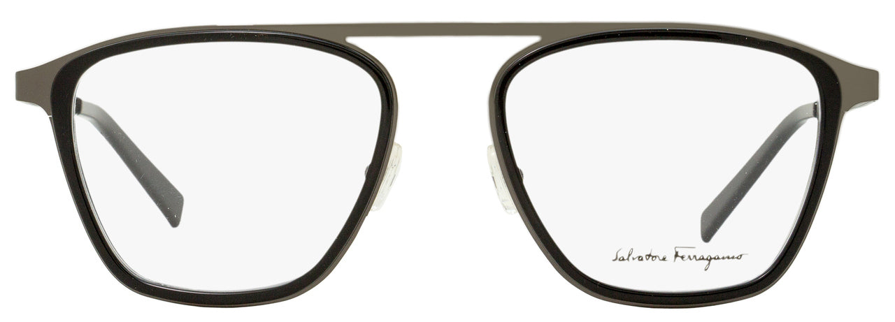 Ferragamo Unisex SF2834 001 Black Square Eyeglasses 53-19-145