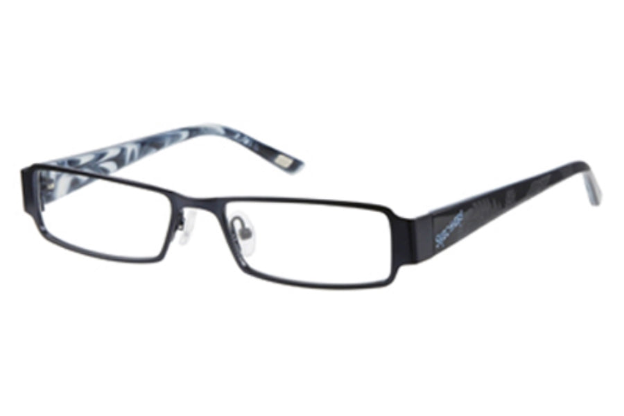 Skechers Men's SK3028 SNW White Rectangle Eyeglasses 49-16-140