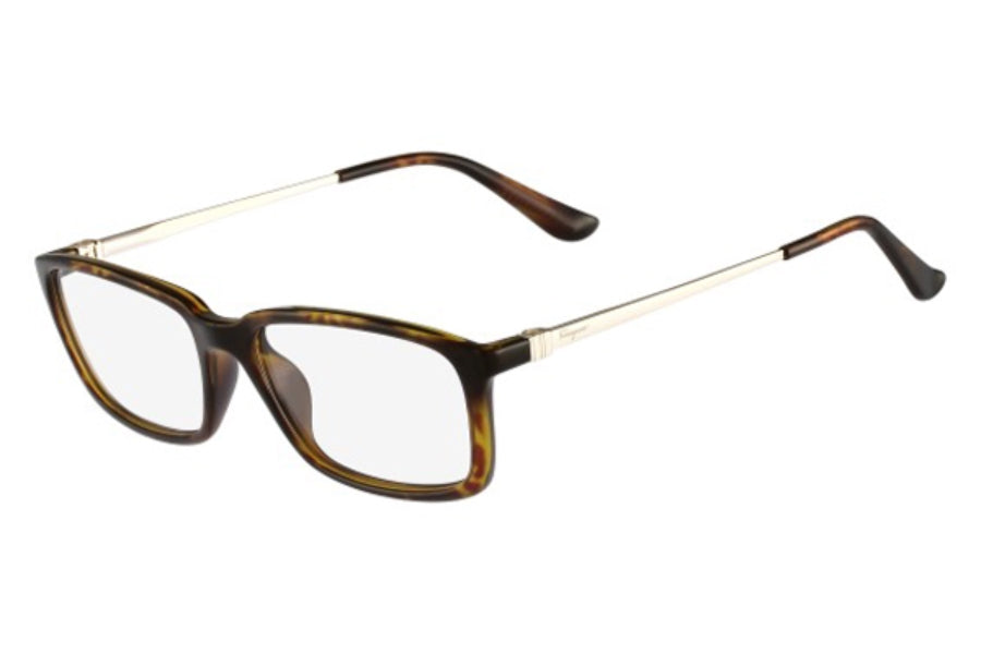 Ferragamo Women's SF2663 212 Tortoise Rectangle Eyeglasses 54-17-140