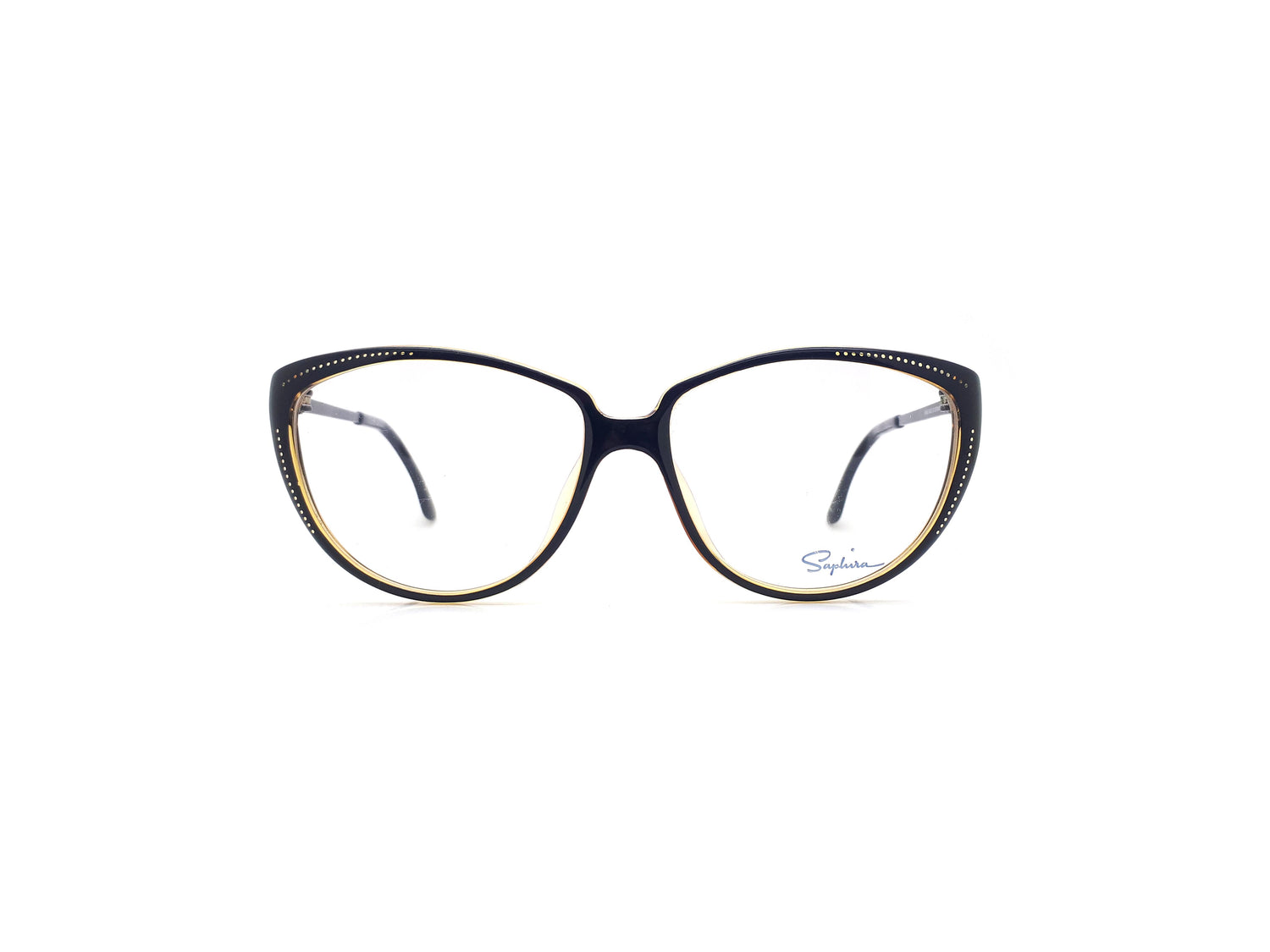 Saphire Women's 4170 50 Black Cateye Eyeglasses