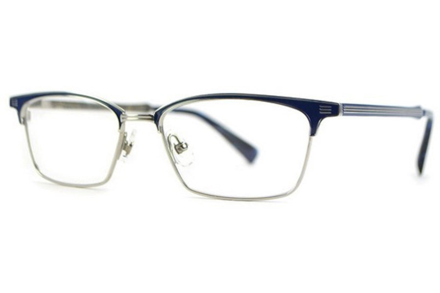 Seraphin Men's LAKEVIEW 8992 Black Rectangle Eyeglasses 53-17-145