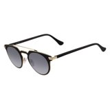 Calvin Klein CK 2147/S 001 Aviator Round Sunglasses