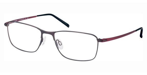 Charmant Men's CH 11471 DG Dark Grey Rectangle Eyeglasses 54-17-145