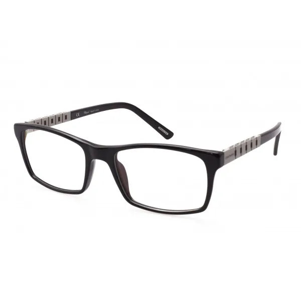 Chopard Men's VCH162G 0700 Black Rectangle Eyeglasses 54-19-145
