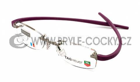 Tag Heuer Men's TH3745 006 Black Rimless Eyeglasses 50-17-140