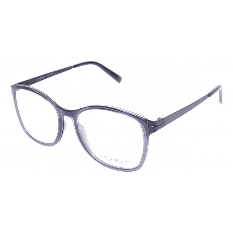 Esprit Unisex ET17501 505 Black Square Eyeglasses 51-16-135
