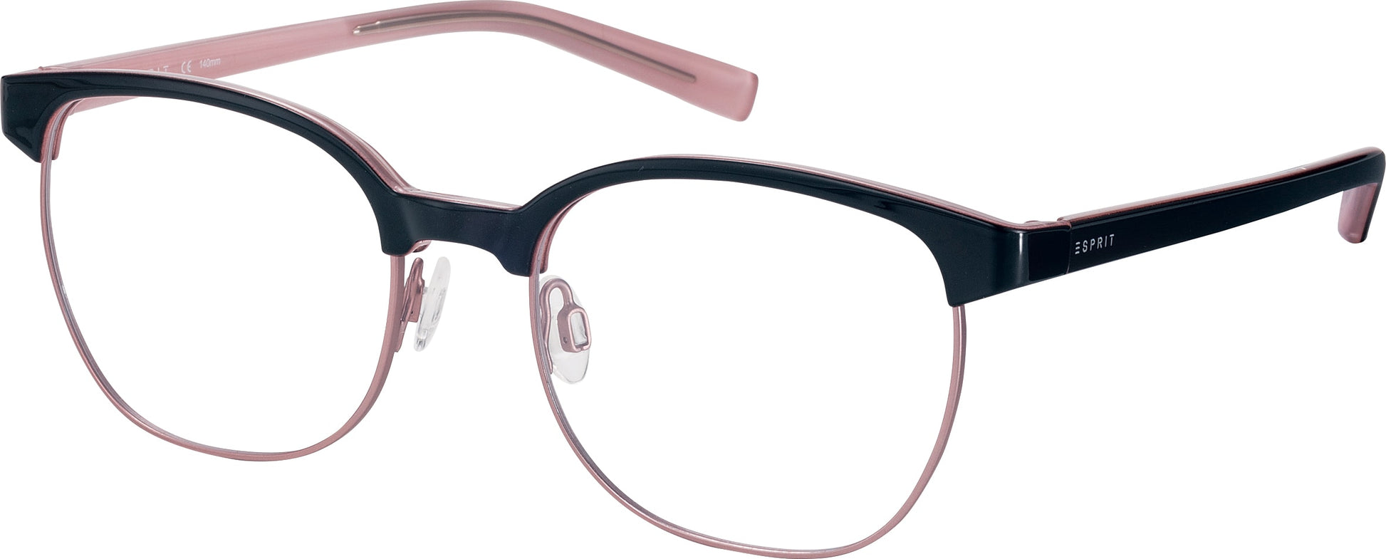 Esprit Unisex ET33407 535 Brown Rectangle Eyeglasses 51-10-140