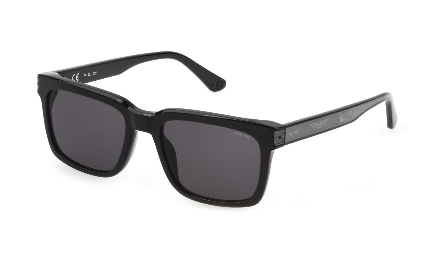 Police ORIGIONAL HEROES 2 SPLF 12 0700 Rectangle Sunglasses