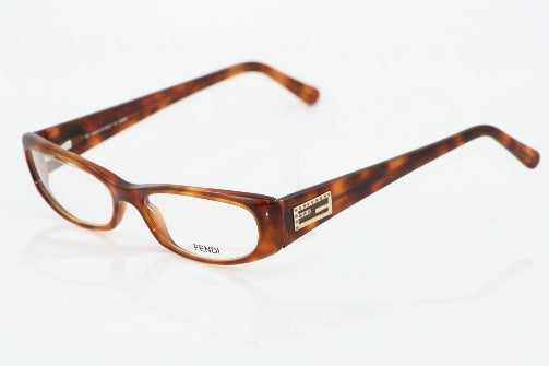 Fendi Women's F717R 001 Blonde Havana Rectangle Eyeglasses 51-15-140
