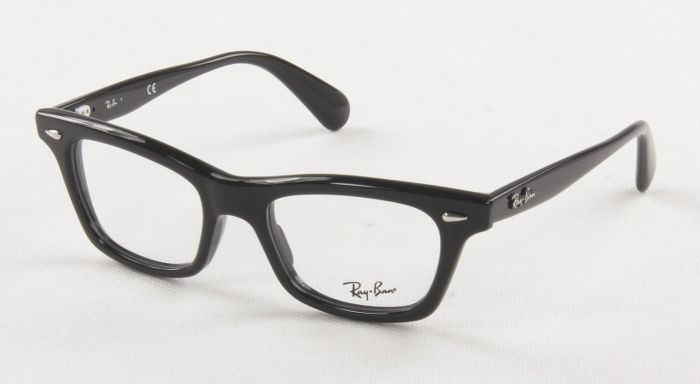 Ray-Ban Men's RB5281 2000 Black Square Eyeglasses 49-19-140