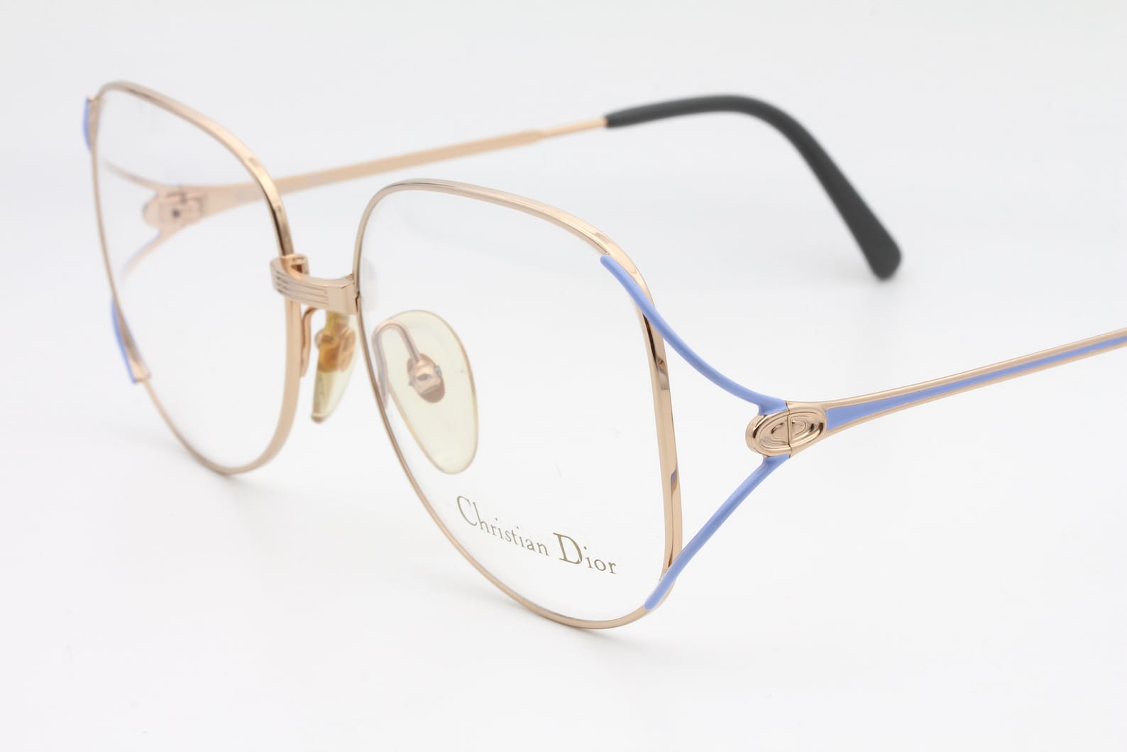 Dior Women's 2444 45 Black Square Eyeglasses 52-16-130
