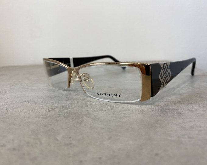 Givenchy Women's VGV 236S 8FCS Black Rectangle Eyeglasses 55-15-140