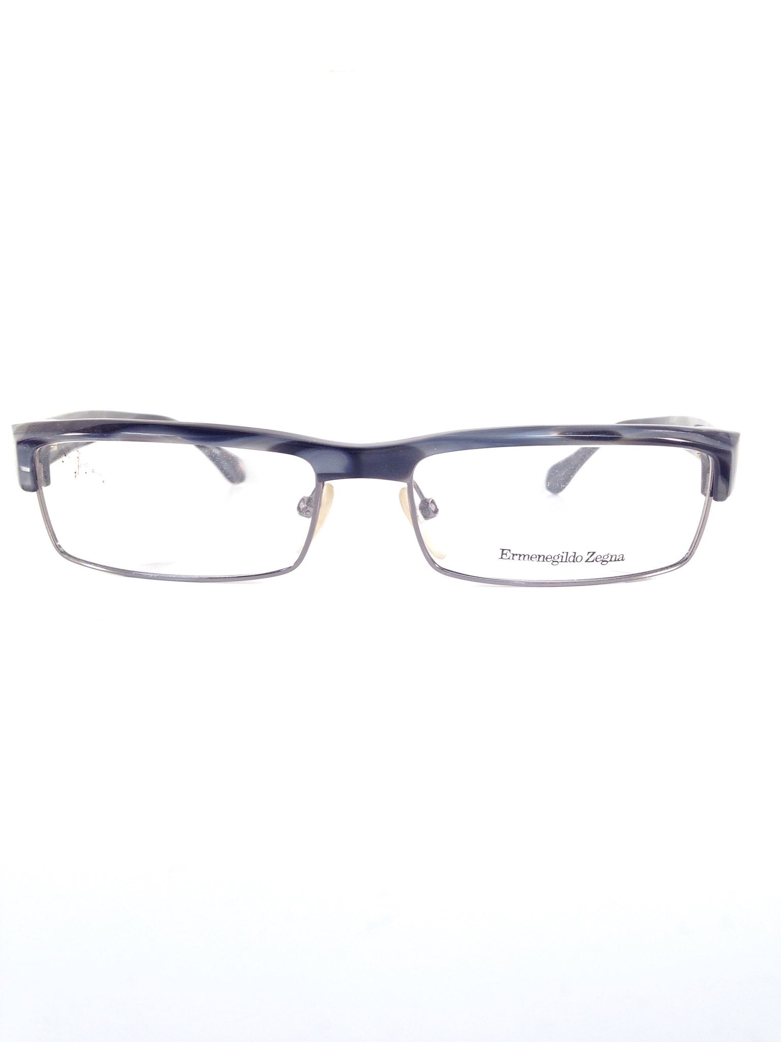 Zegna Women's VZ3549 09O8 Tortoise Clubmaster Eyeglasses 55-15-140